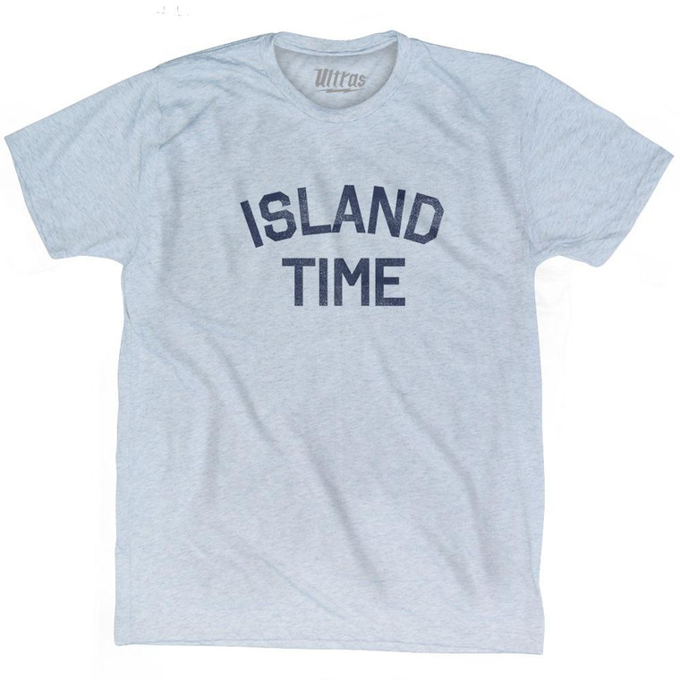 Island Time Adult Tri-Blend T-Shirt by Ultras