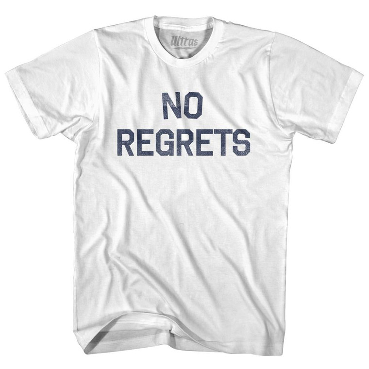 No Regrets Adult Cotton T-Shirt by Ultras