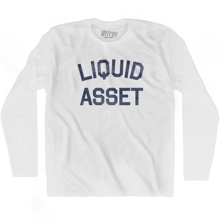 Liquid Asset Adult Cotton Long Sleeve T-Shirt by Ultras