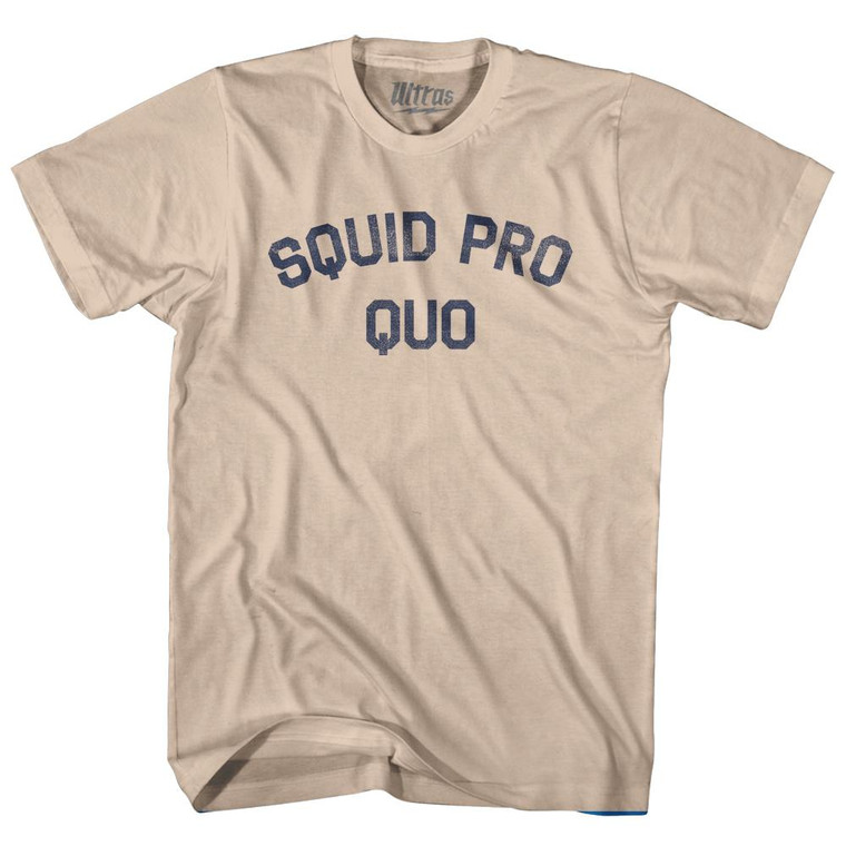 Squid Pro Quo Adult Cotton T-Shirt by Ultras