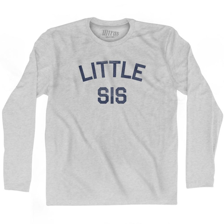 Little Sis Adult Cotton Long Sleeve T-Shirt by Ultras