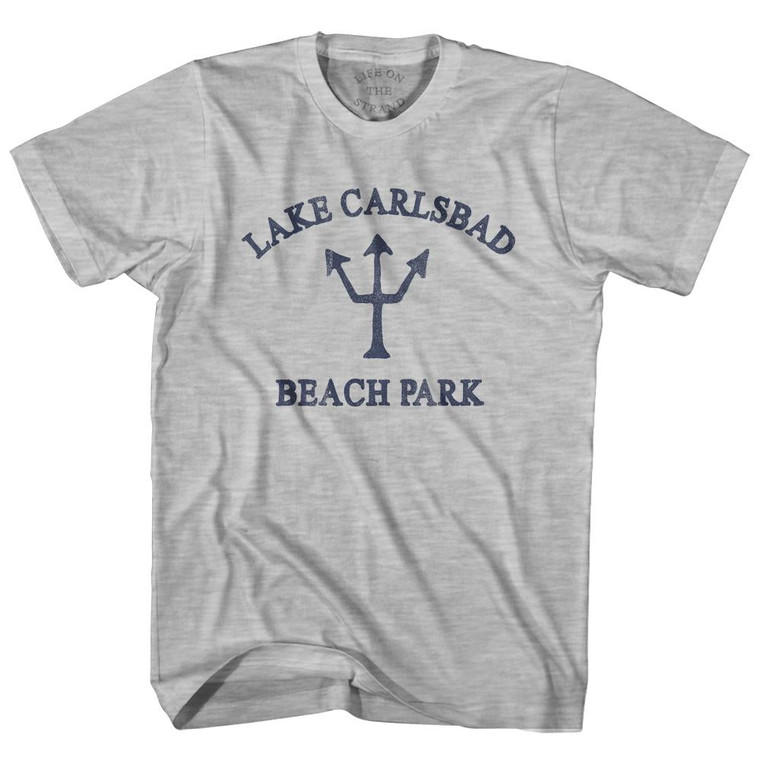 New Mexico Lake Carlsbad Beach Park Trident Womens Cotton Junior Cut T-Shirt by Ultras