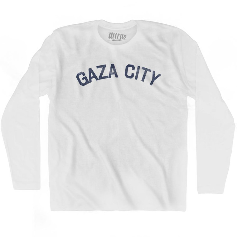 Gaza City Adult Cotton Long Sleeve T-Shirt by Ultras