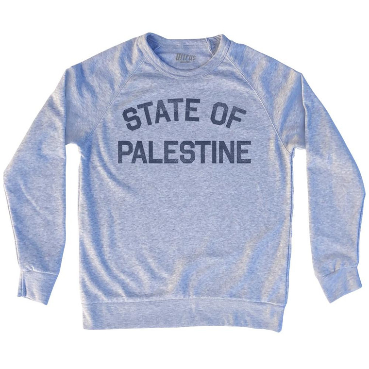 State Of Palestine Adult Tri-Blend Sweatshirt by Ultras