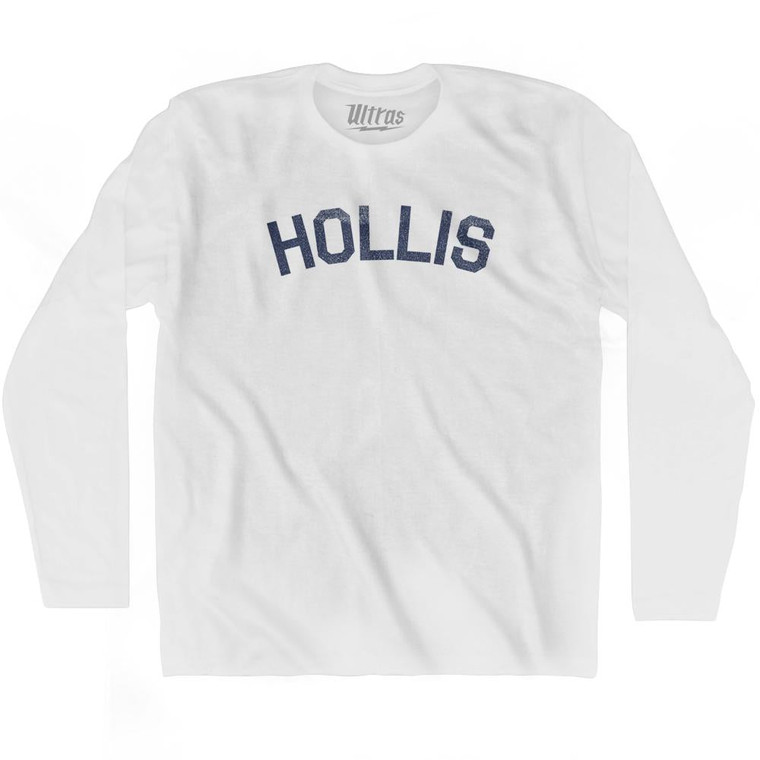 Hollis Adult Cotton Long Sleeve T-Shirt by Ultras