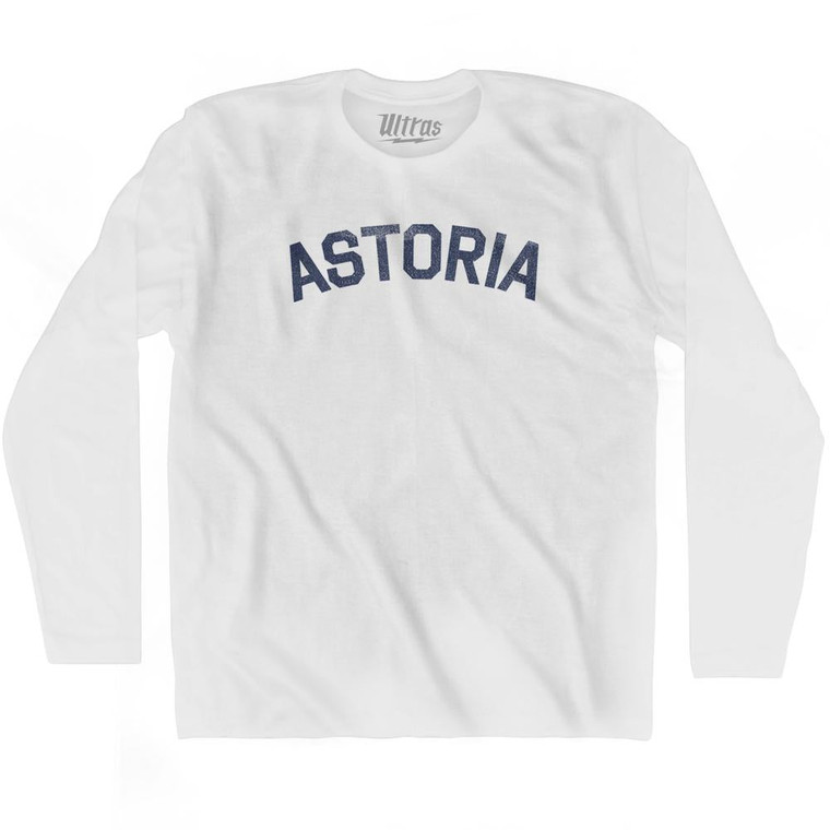 Astoria Adult Cotton Long Sleeve T-Shirt by Ultras