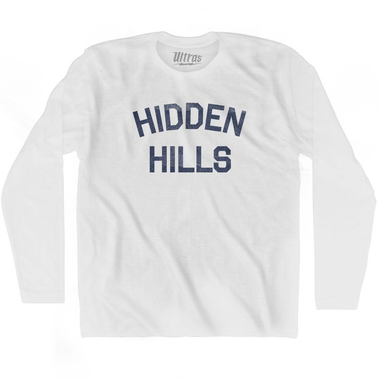 Hidden Hills Adult Cotton Long Sleeve T-Shirt by Ultras