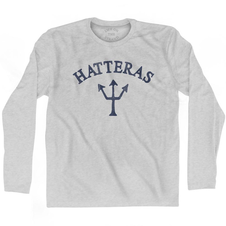 North Carolina Hatteras Trident Adult Cotton Long Sleeve T-Shirt by Ultras