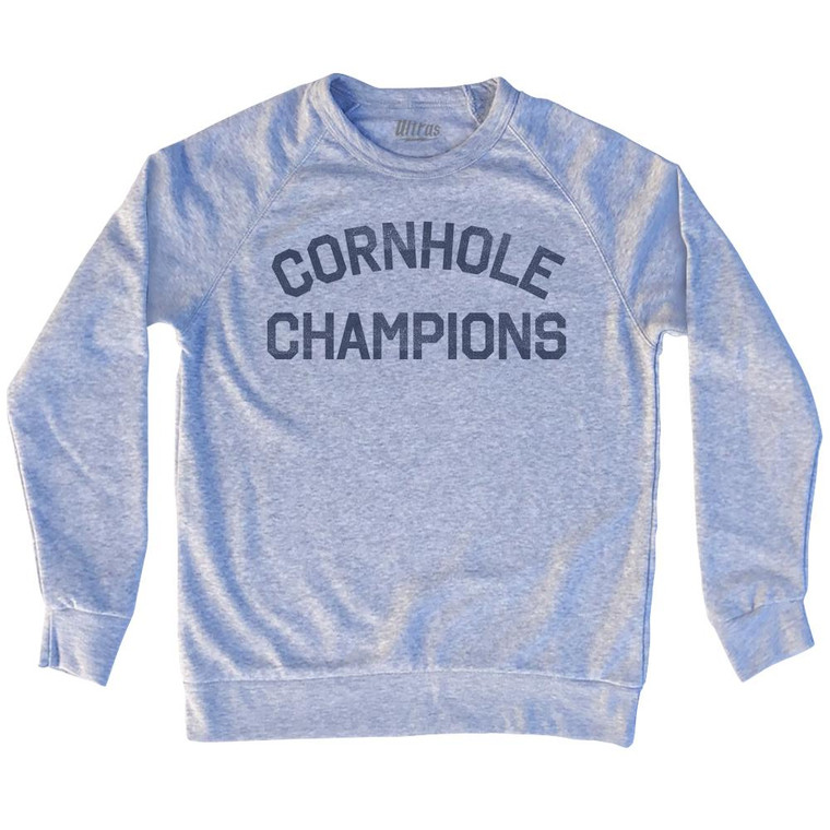 Cornhole Champions Adult Tri-Blend Sweatshirt by Ultras
