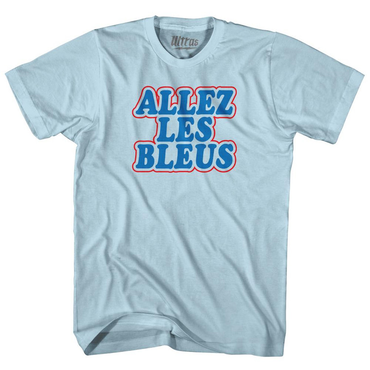 France ALLEZ Les Bleus Soccer Adult Cotton T-shirt by Ultras