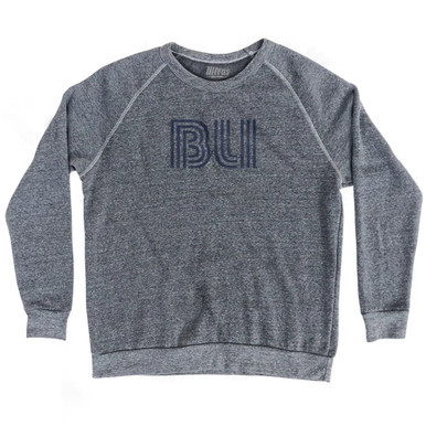 Bellingham Airport BLI Adult Tri-Blend Sweatshirt - Athletic Grey
