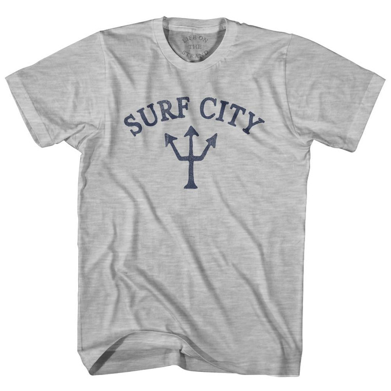 Surf City Trident Womens Cotton Junior Cut T-Shirt by Ultras