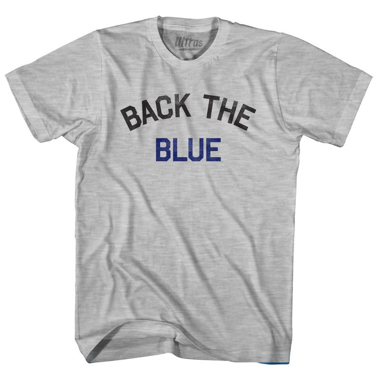 Back The Blue Womens Cotton Junior Cut T-Shirt by Ultras