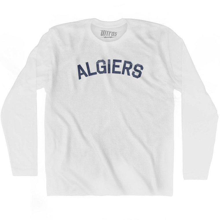 ALGIERS Adult Cotton Long Sleeve T-shirt by Ultras