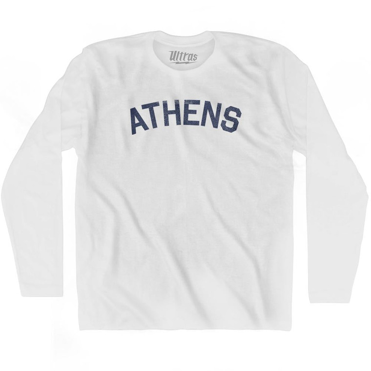 ATHENS Adult Cotton Long Sleeve T-shirt by Ultras