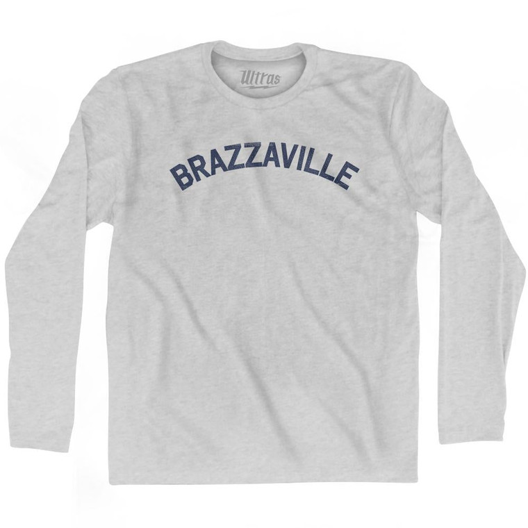 BRAZZAVILLE Adult Cotton Long Sleeve T-shirt by Ultras