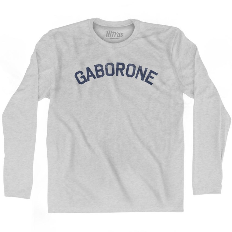 GABORONE Adult Cotton Long Sleeve T-shirt by Ultras