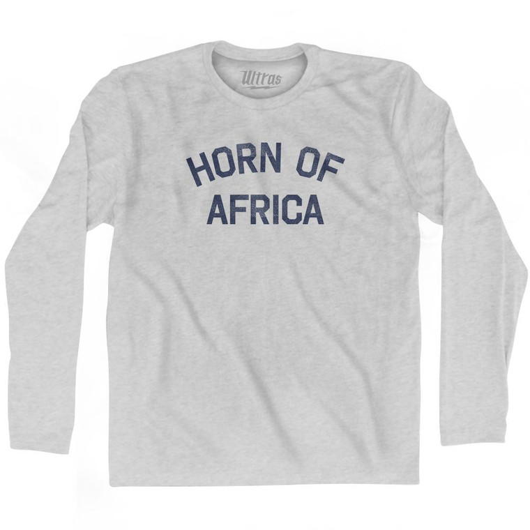 Horn Of Africa Adult Cotton Long Sleeve T-shirt by Ultras