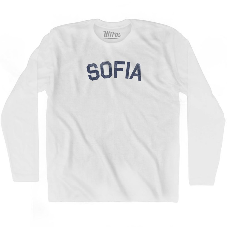 SOFIA Adult Cotton Long Sleeve T-shirt by Ultras
