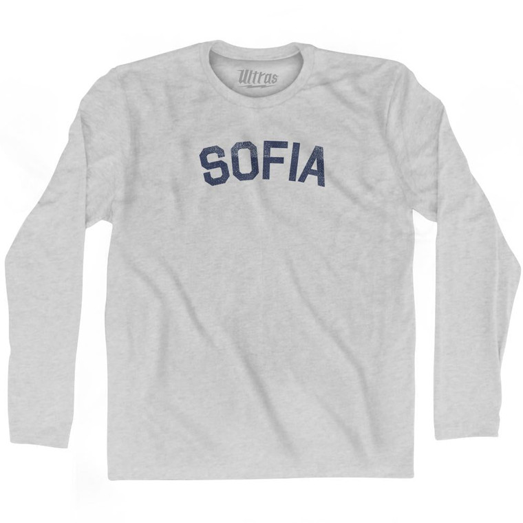 SOFIA Adult Cotton Long Sleeve T-shirt by Ultras