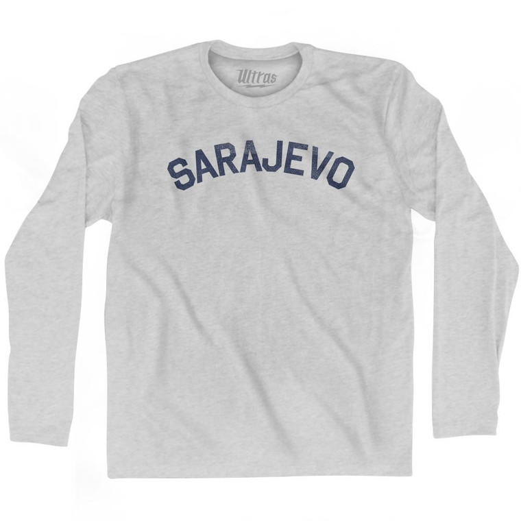 SARAJEVO Adult Cotton Long Sleeve T-shirt by Ultras