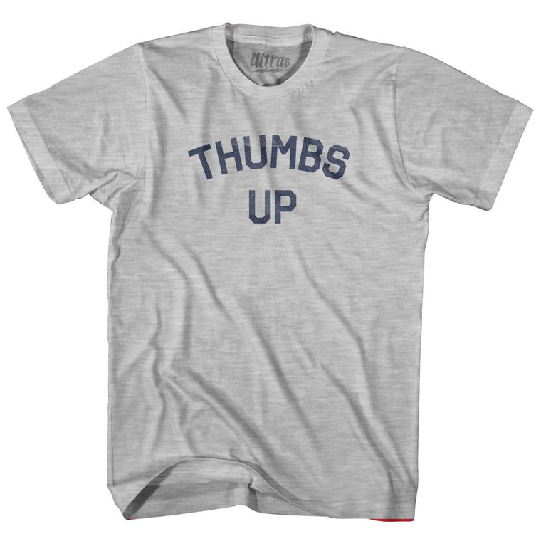 Thumbs Up Text  Womens Cotton Junior Cut T-Shirt by Ultras