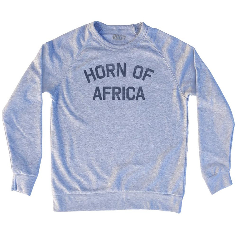 Horn Of Africa Adult Tri-Blend Sweatshirt by Ultras