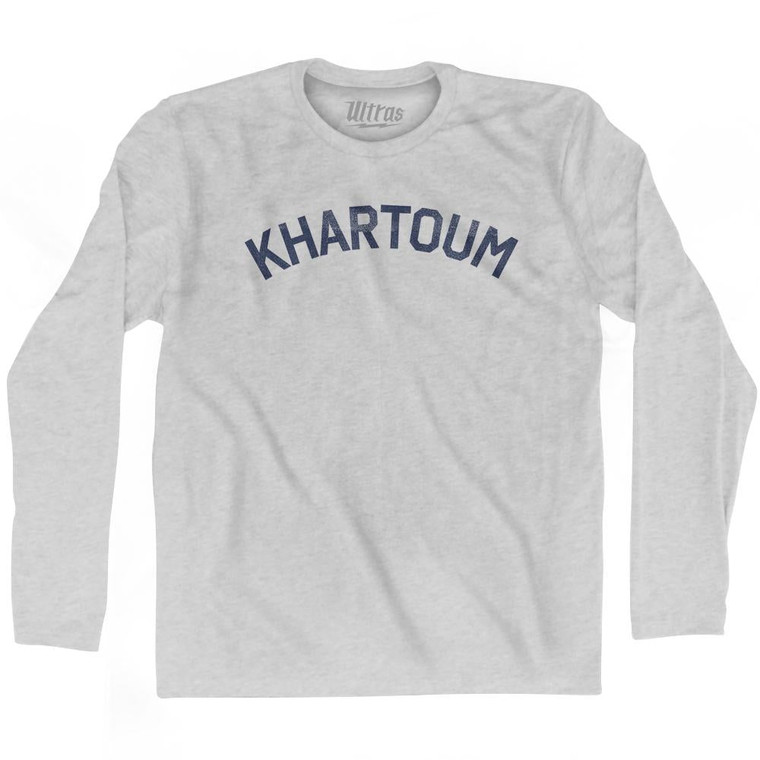 KHARTOUM Adult Cotton Long Sleeve T-shirt by Ultras
