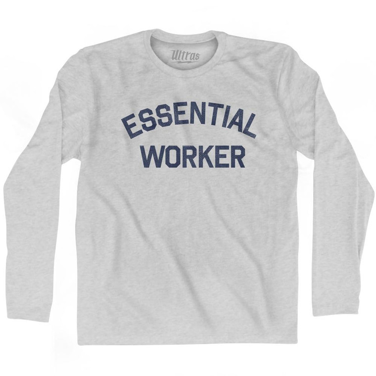 Essential Worker Adult Cotton Long Sleeve T-shirt by Ultras