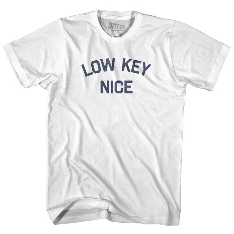 Low Key Nice Women Cotton Junior Cut T-Shirt by Ultras