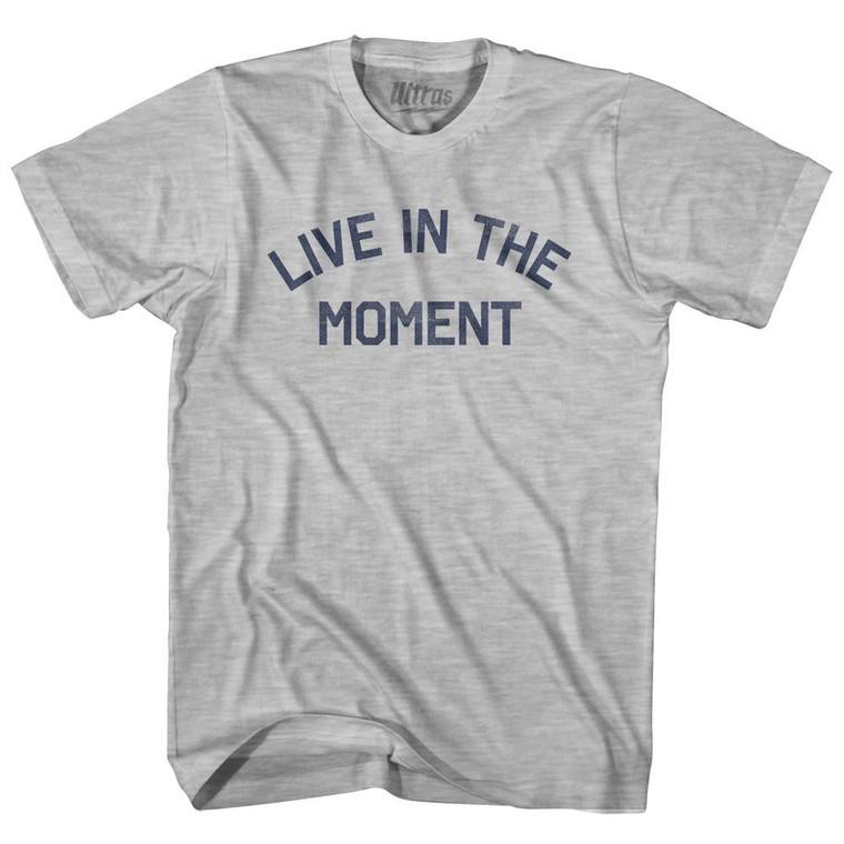 Live In The Moment Women Cotton Junior Cut T-Shirt by Ultras