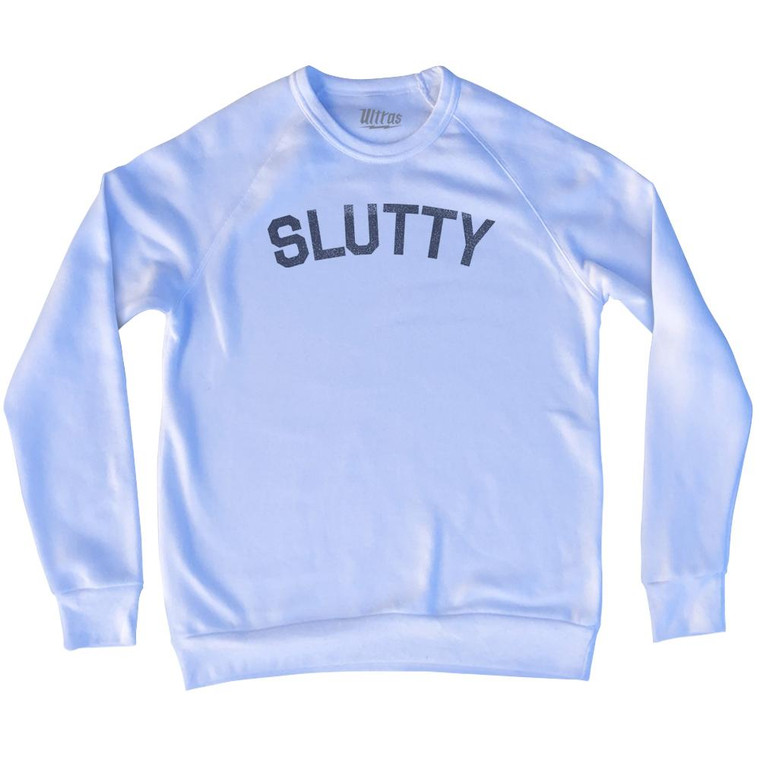 Slutty Adult Tri-Blend Sweatshirt by Ultras