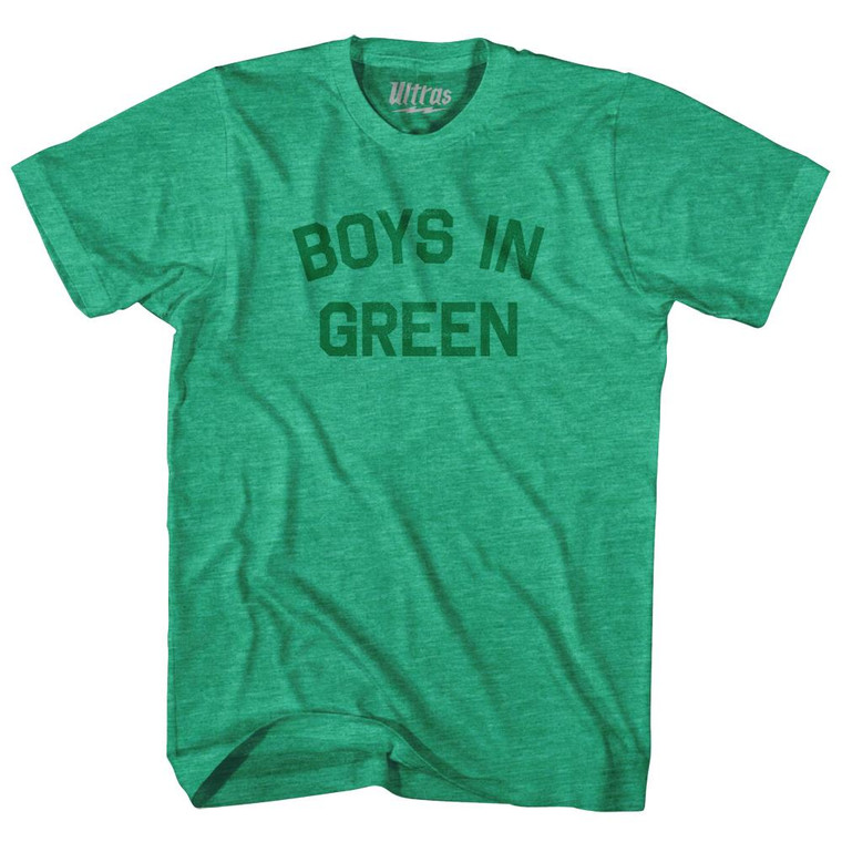 Boys In Green Adult Tri-Blend T-Shirt by Ultras