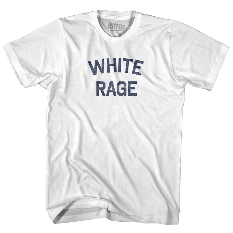 White Rage Womens Cotton Junior Cut T-Shirt by Ultras