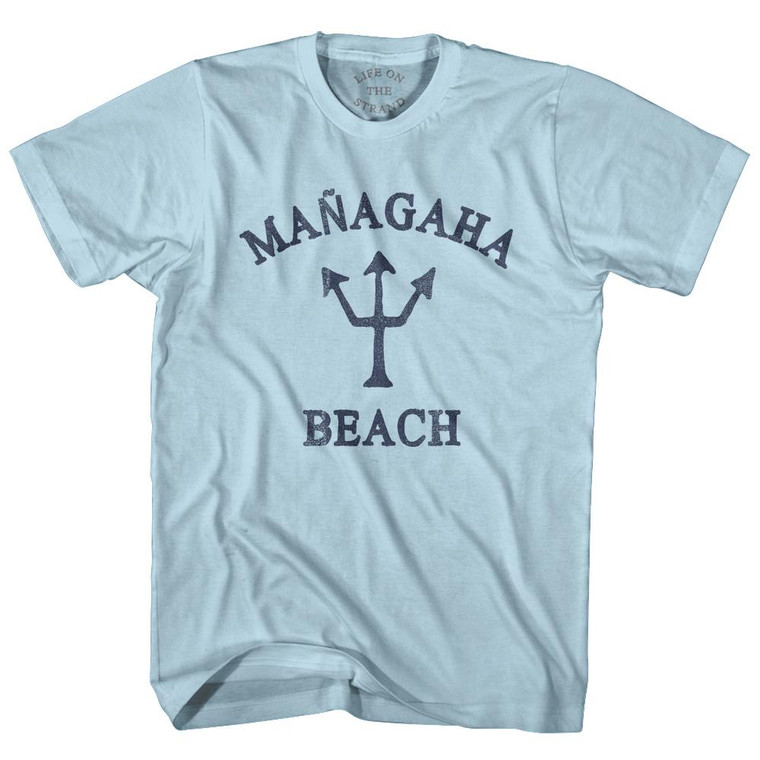 Northern Mariana Islands Managaha Beach Trident Adult Cotton T-Shirt by Ultras
