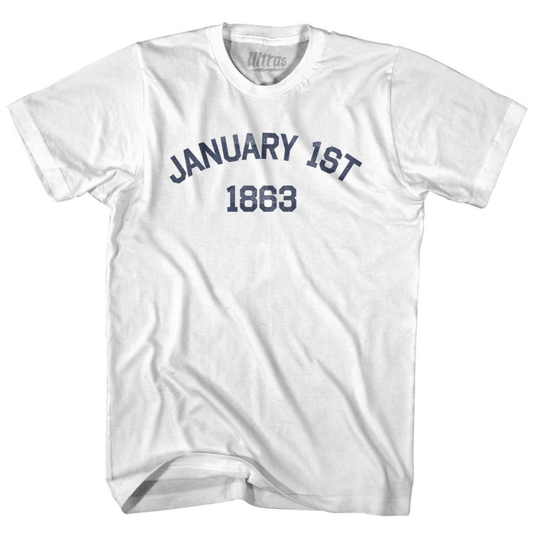 January 1st 1863 President Abraham Lincoln's Emancipation Proclamation Youth Cotton T-shirt by Ultras