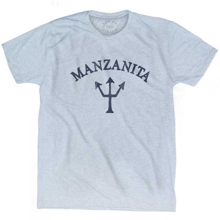 Oregon Manzanita Trident Adult Tri-Blend T-Shirt by Ultras