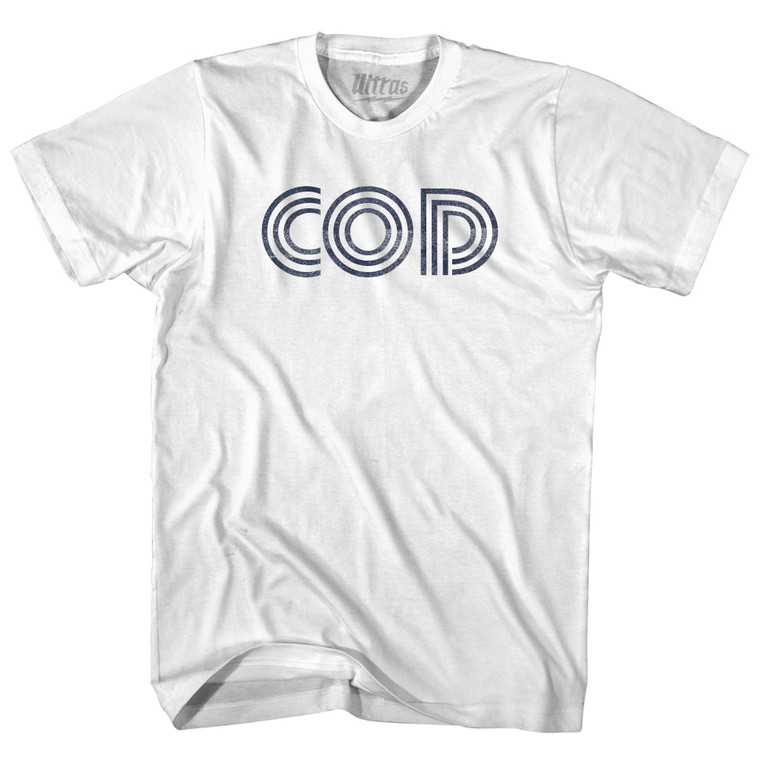 Cody COD Airport Womens Cotton Junior Cut T-Shirt - White