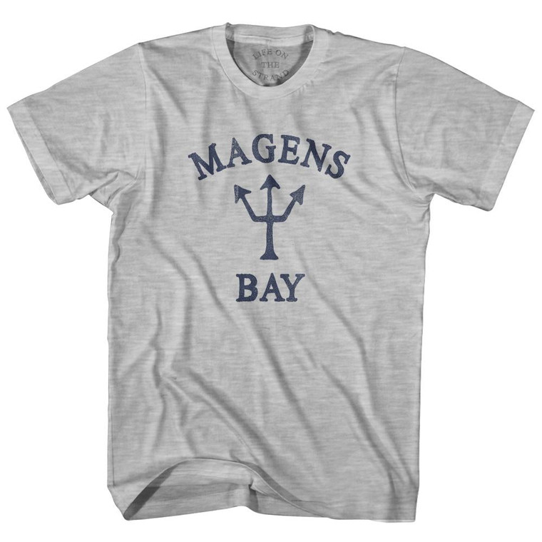 US Virgin Islands Magens Bay Trident Womens Cotton Junior Cut T-Shirt by Ultras