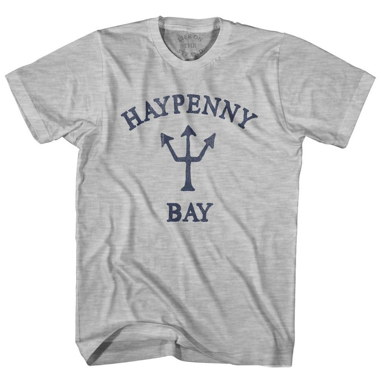 US Virgin Islands Haypenny Bay Trident Womens Cotton Junior Cut T-Shirt by Ultras