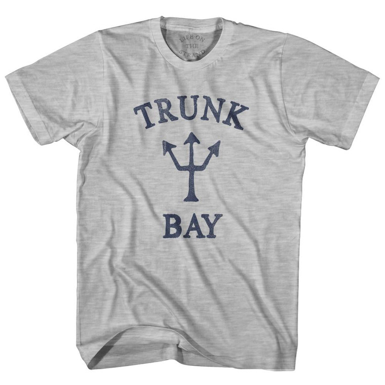 US Virgin Islands Trunk Bay Trident Womens Cotton Junior Cut T-Shirt by Ultras