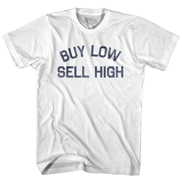 Buy Low Sell High Womens Cotton Junior Cut T-Shirt by Ultras