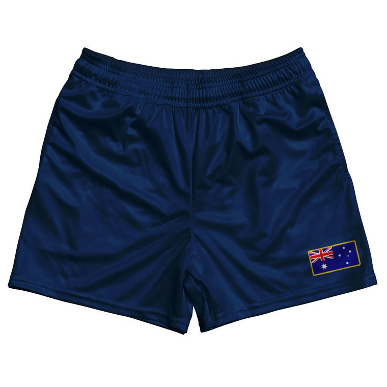 Australia Country Heritage Flag Rugby Shorts Made In USA by Ultras