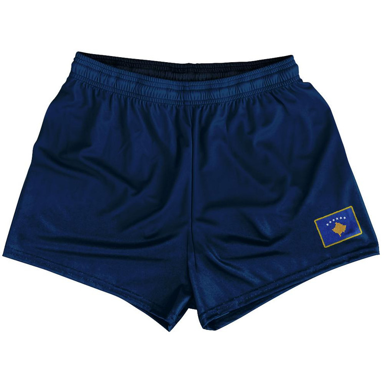 Kosovo Country Heritage Flag Womens & Girls Sport Shorts End Made In USA by Ultras