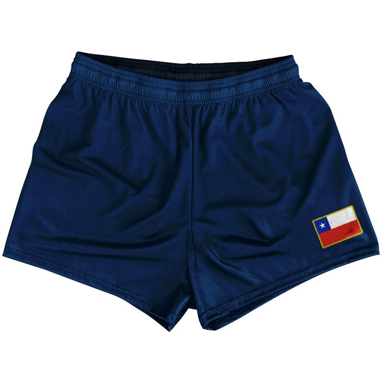 Chile Country Heritage Flag Womens & Girls Sport Shorts End Made In USA by Ultras