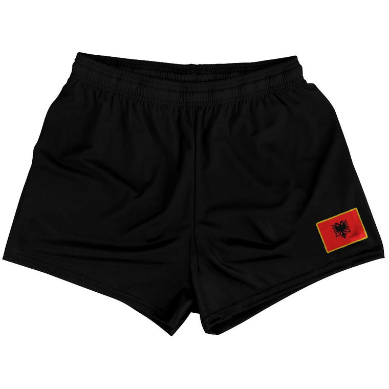 Albania Country Heritage Flag Womens & Girls Sport Shorts End Made In USA by Ultras