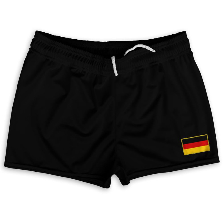 Germany Country Heritage Flag Shorty Short Gym Shorts 2.5" Inseam Made In USA by Ultras