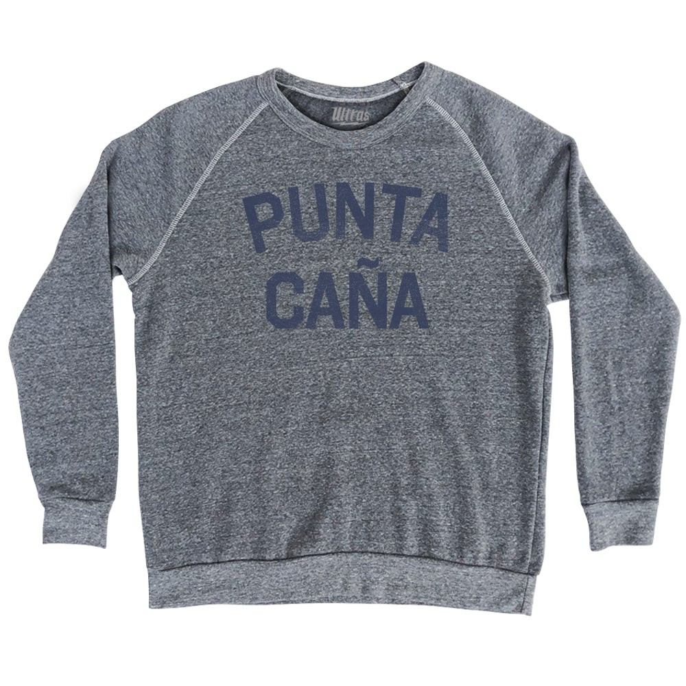 Image of Punta Cana Adult Tri-Blend Sweatshirt - Athletic Grey