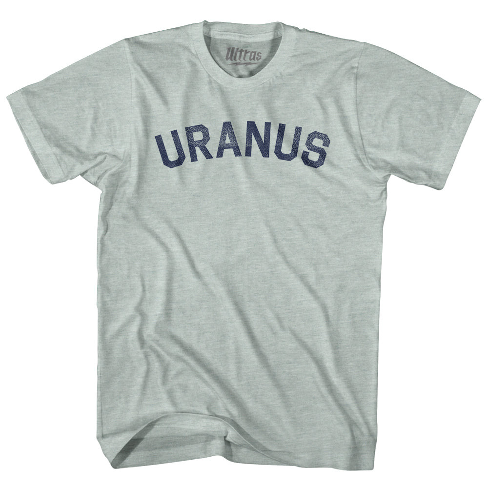 Image of Uranus Adult Tri-Blend T-shirt - Athletic Cool Grey