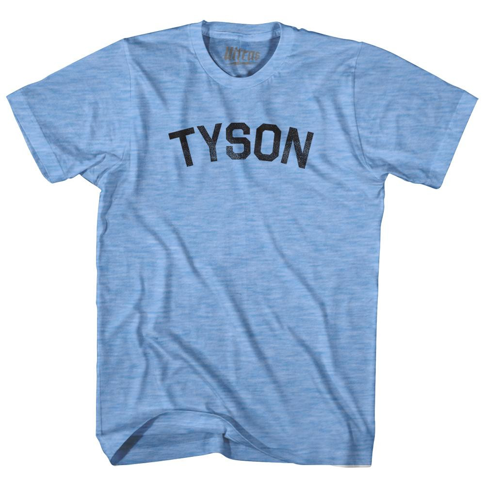 Image of Tyson Adult Tri-Blend T-shirt - Athletic Blue